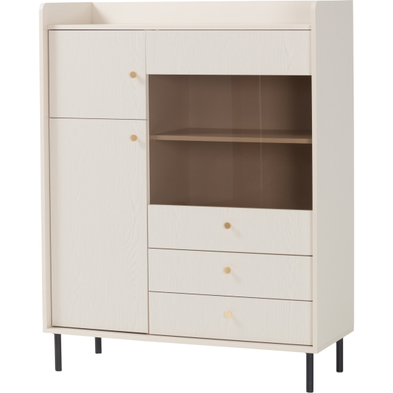 Kredens z szufladami GR2 Beż Piaskowy GRANDE Podstawowe