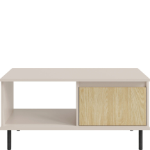 Ława stolik kawowy MA12 Beż Piaskowy / Dąb Olejowany MALTA Podstawowe