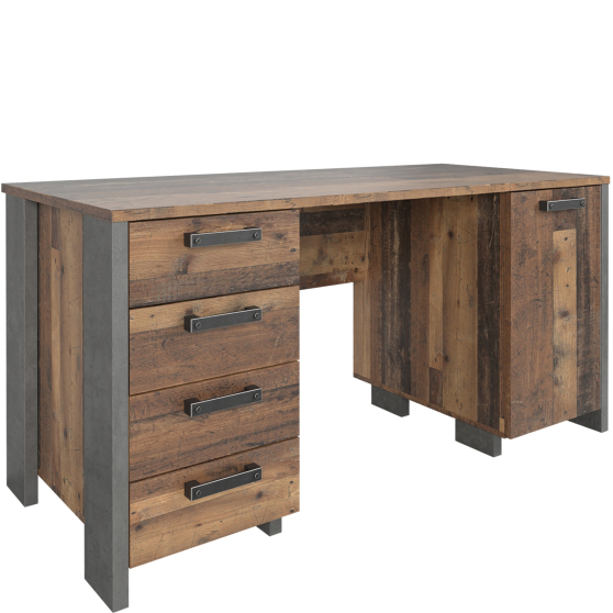 Biurko 4 szuflady i szafka CLFB221-C546 CLIF Podstawowe