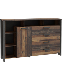 Komoda 160 cm Lewa CLFK352L-C546 CLIF Podstawowe