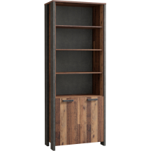 Regał wysoki z szafką CLFR725-C546 CLIF Podstawowe