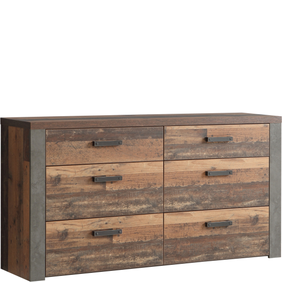 Komoda 6 szuflad NLKK221-C546 CLIF Podstawowe