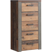 Komoda wysoka 5 szuflad NLKK311-C546 CLIF Podstawowe