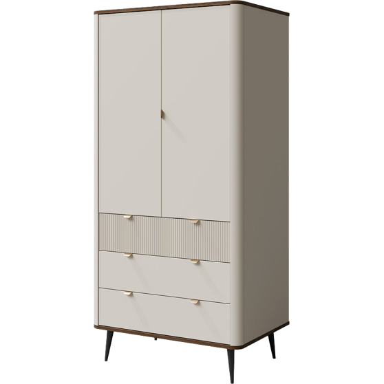 Szafa dwudrzwiowa z szufladami MARLY Podstawowe (1)