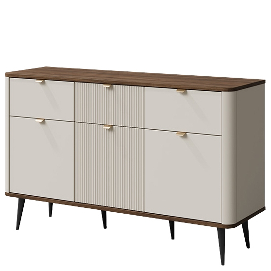 Komoda 3-drzwiowa z szufladami MARLY Podstawowe (1)