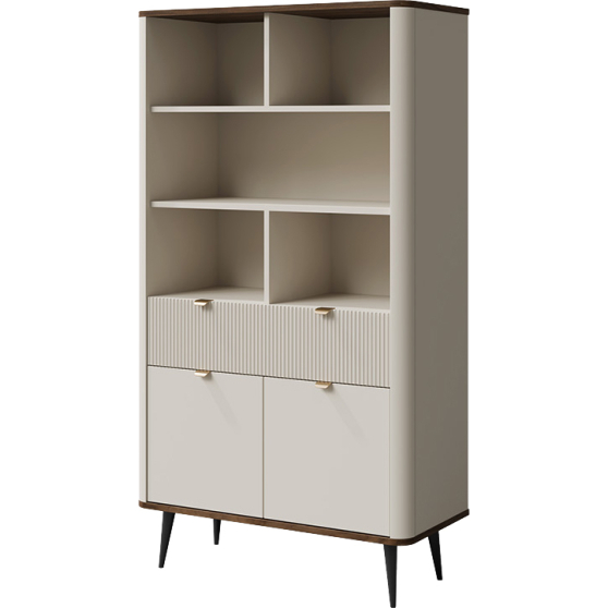 Regał z drzwiami i szufladami MARLY Podstawowe (1)