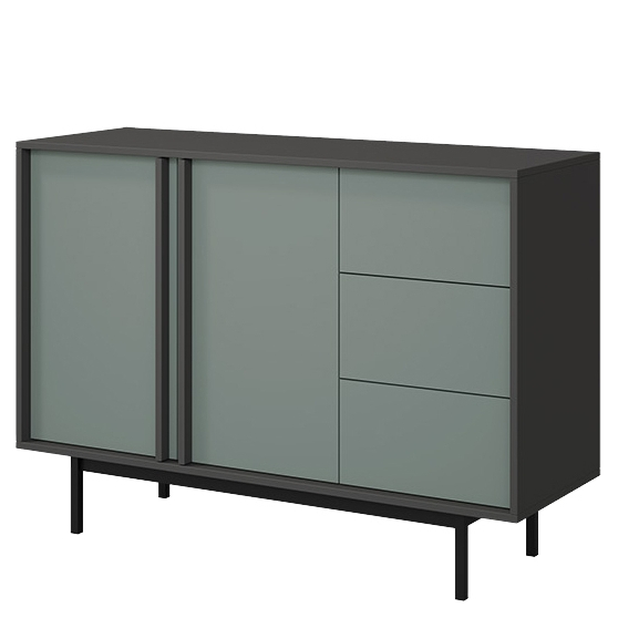 Komoda 2-drzwiowa z szufladami ALSY Podstawowe (1)