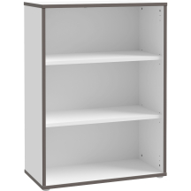 Regał niski KFLR322-J53 Biały / Szary KEFLAVIK Podstawowe