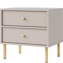 Szafka nocna 801 2S Czarny Grafit TOKYO 2 Podstawowe