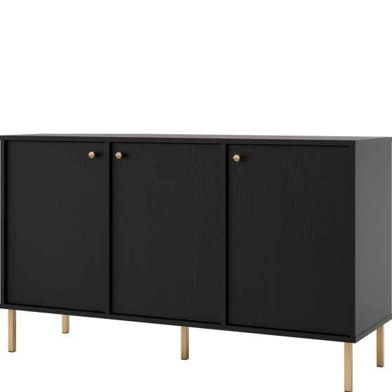 Komoda 813 3F Czarny Grafit TOKYO 2 Podstawowe