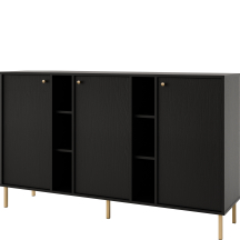 Komoda 823 3F Czarny Grafit TOKYO 2 Podstawowe