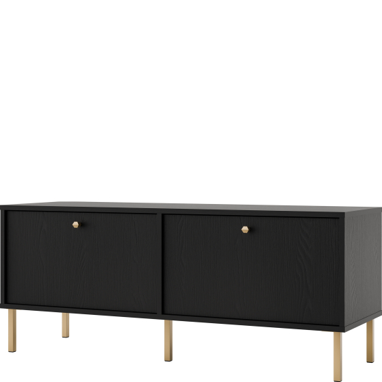 Szafka RTV 302 2K Czarny Grafit TOKYO 2 Podstawowe