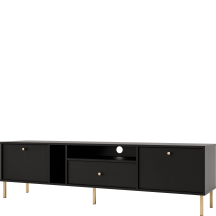 Szafka RTV 313 2K 1S Czarny Grafit TOKYO 2 Podstawowe