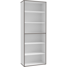 Regał wysoki KFLR823-J53 Biały / Szary KEFLAVIK Podstawowe