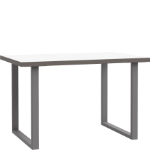 Biurko 120 cm KFLB211-120-940 Biały / Szary KEFLAVIK Podstawowe