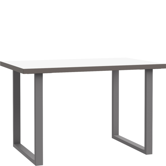 Biurko 120 cm KFLB211-120-940 Biały / Szary KEFLAVIK Podstawowe