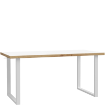 Biurko 160 cm KFLB422-M897 Biały / Dąb Artisan KEFLAVIK Podstawowe