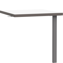 Element łączący dwa biurka 90° KFLB90-120-940 Biały / Szary KEFLAVIK Podstawowe