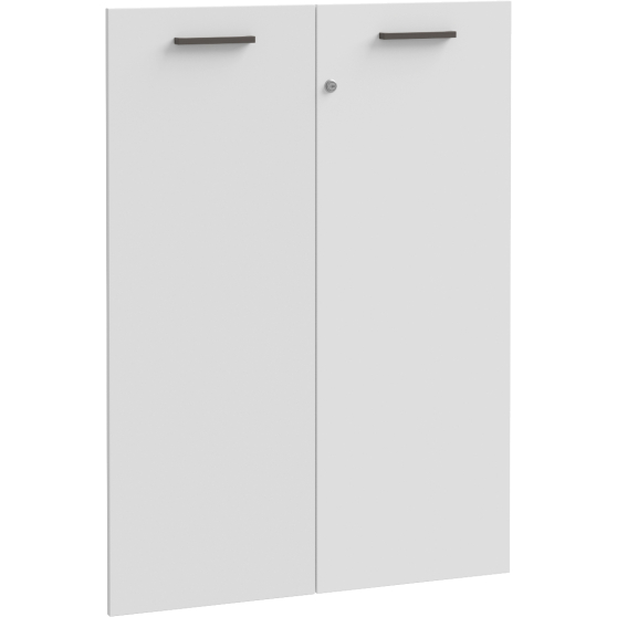 Komplet drzwi z zamkiem 2 szt. KFLF321-120 Biały KEFLAVIK Podstawowe