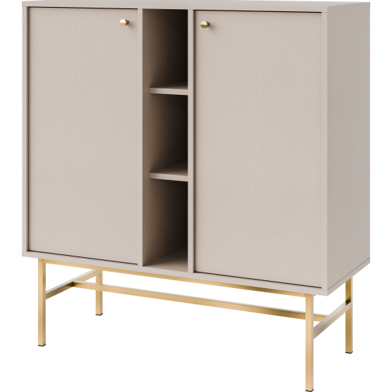 Komoda 822 2F Beż Piaskowy TOKYO 3 Podstawowe