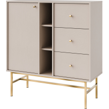 Komoda 824 1F 3SO Beż Piaskowy TOKYO 3 Podstawowe