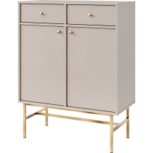 Komoda 826 2F 2SO Beż Piaskowy TOKYO 3 Podstawowe