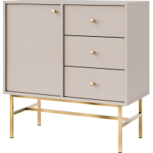 Komoda 814 1F 3S Beż Piaskowy TOKYO 3 Podstawowe