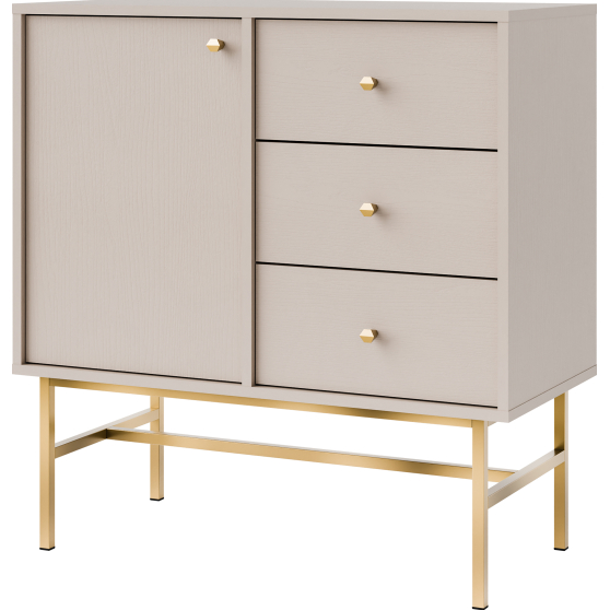 Komoda 814 1F 3S Beż Piaskowy TOKYO 3 Podstawowe