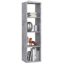 Regał wysoki MXXR411-U39 Beton Jasnoszary NET106 Podstawowe