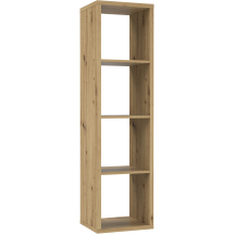 Regał wysoki MXXR411-D78 Dąb Artisan NET106 Podstawowe