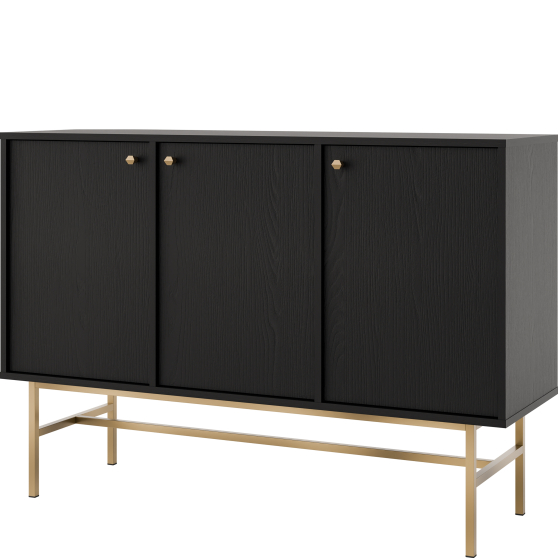 Komoda 813 3F Czarny Grafit TOKYO 3 Podstawowe