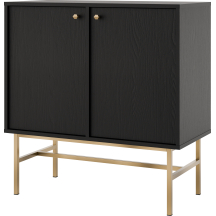 Komoda 812 2F Czarny Grafit TOKYO 3 Podstawowe