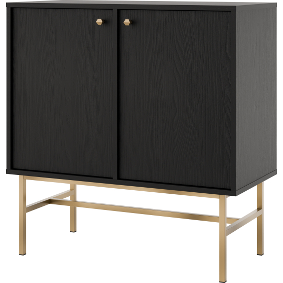 Komoda 812 2F Czarny Grafit TOKYO 3 Podstawowe