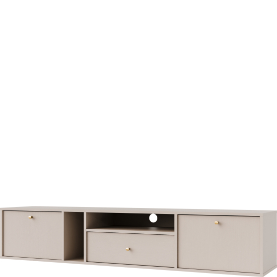 Szafka RTV 313 2K 1S Beż Piaskowy TOKYO 4 Podstawowe