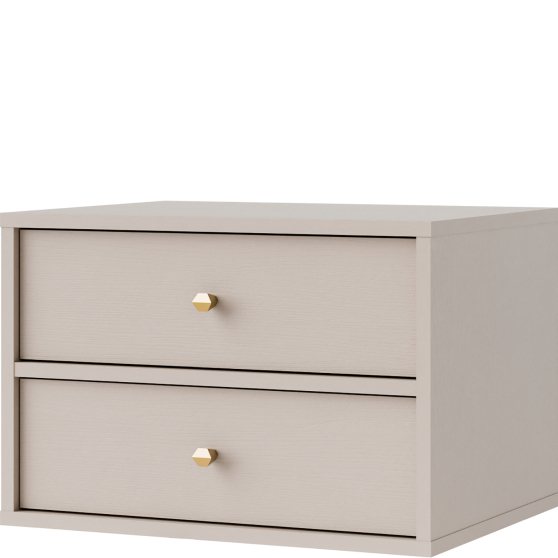 Szafka nocna 801 2S Beż Piaskowy TOKYO 4 Podstawowe
