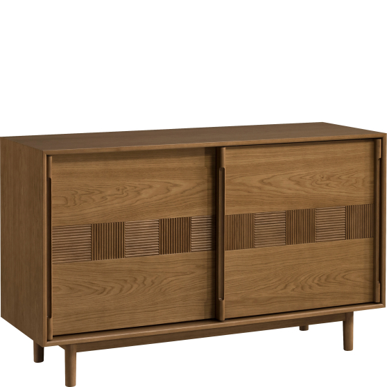 Komoda mała 2 drzwi przesuwne CAN.011.13 CANTIERO KARMELOWY DĄB Podstawowe