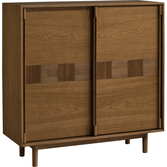 Komoda wysoka CAN.041.13 CANTIERO KARMELOWY DĄB Podstawowe