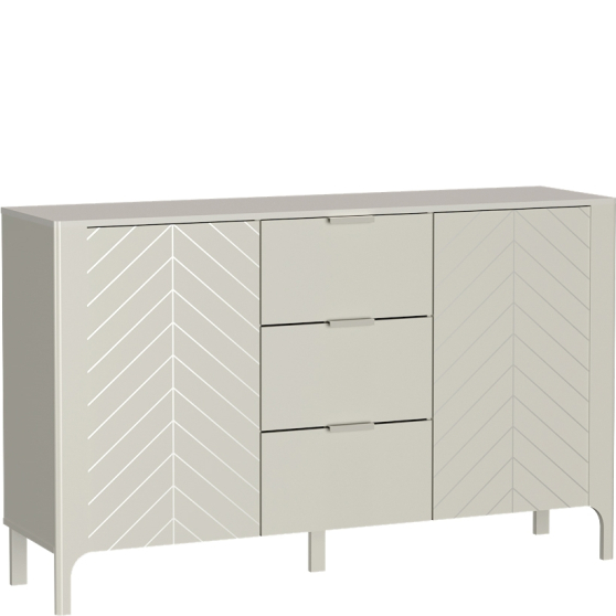 Komoda MM-1 z szufladami i drzwiami 153 cm Cashmere MALUMI CASHMERE Podstawowe