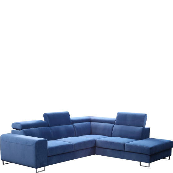 Narożnik rozkładany z regulowanymi zagłówkami PANDO Lewy Podstawowe