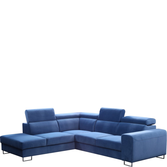 Narożnik rozkładany z regulowanymi zagłówkami PANDO Prawy Podstawowe