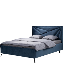 Łóżko tapicerowane DAKO 160 x 200 ze stelażem i pojemnikiem Podstawowe