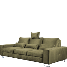 Sofa z funkcją spania i trzema przesuwnymi oparciami ASTI Podstawowe