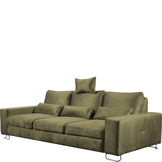 Sofa z funkcją spania i trzema przesuwnymi oparciami ASTI Podstawowe