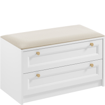 Ławka z poduszką i szufladami LWK REL Podstawowe