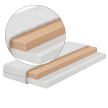 Materac niemowlęcy NILO Piankowy 11 cm Podstawowe