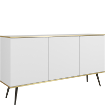 Komoda K160 3 drzwi Biały Mat ORO Podstawowe (1)