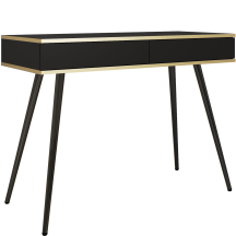 Toaletka T102 z szufladami Czarny Mat ORO Podstawowe (1)