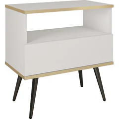 Szafka nocna S54 Biały Mat ORO Podstawowe (1)
