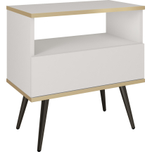 Szafka nocna S54 Biały Mat ORO Podstawowe (1)