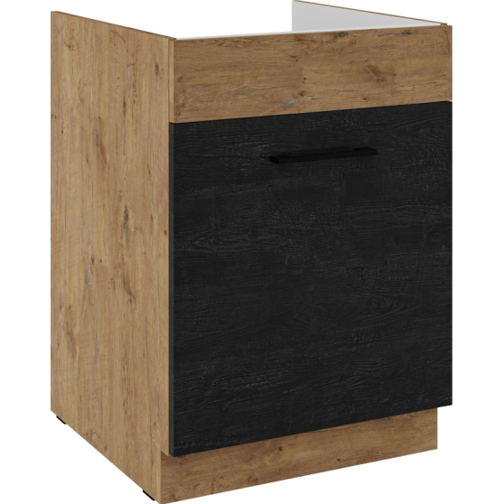 Szafka pod zlewozmywak 1 szuflada 60 ZL 1S VIGO DARK Podstawowe